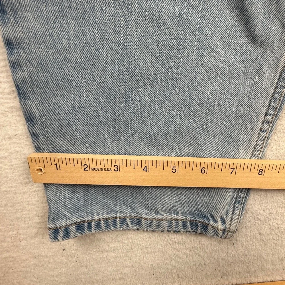 Levis 550 Mens Relaxed Fit Tapered Leg Light Wash Jeans Blue 31x30