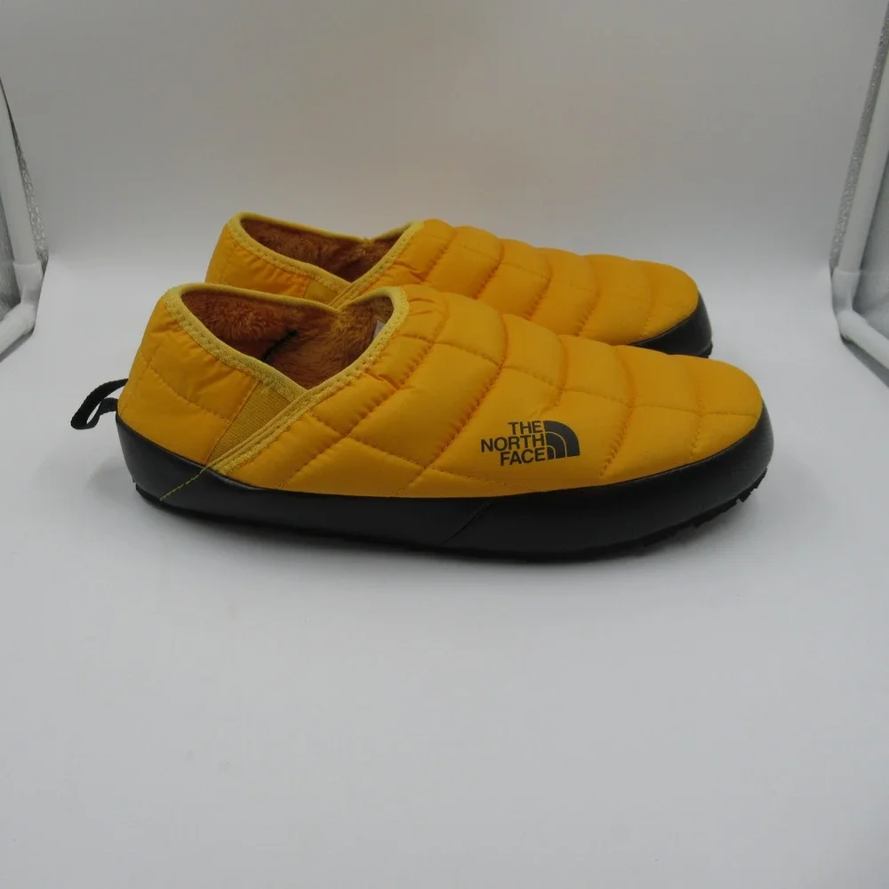 The North Face Thermoball Traction Mule V Yellow Black Mens 9 NF0A3UZN
