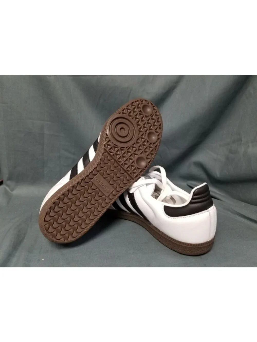 Adidas Samba OG J IE3675 Cloud White Core Black Gum Boys Size 5 NEW NO BOX!