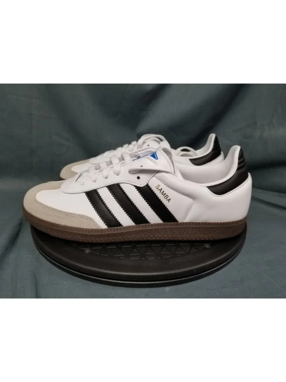 Adidas Samba OG J IE3675 Cloud White Core Black Gum Boys Size 5 NEW NO BOX!