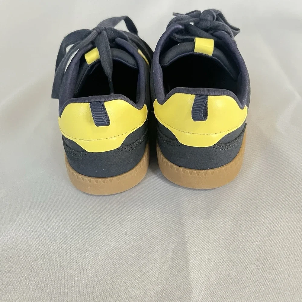 Wonder Nation‎ Kids Memory Foam Athletic Shoes Dark Gray Yellow US 2 Synthetic