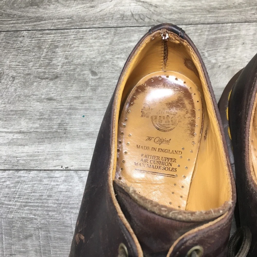 Dr. Doc Martens 1561 England Chunky Crazy Horse Leather Women’s Shoes Vintage 7