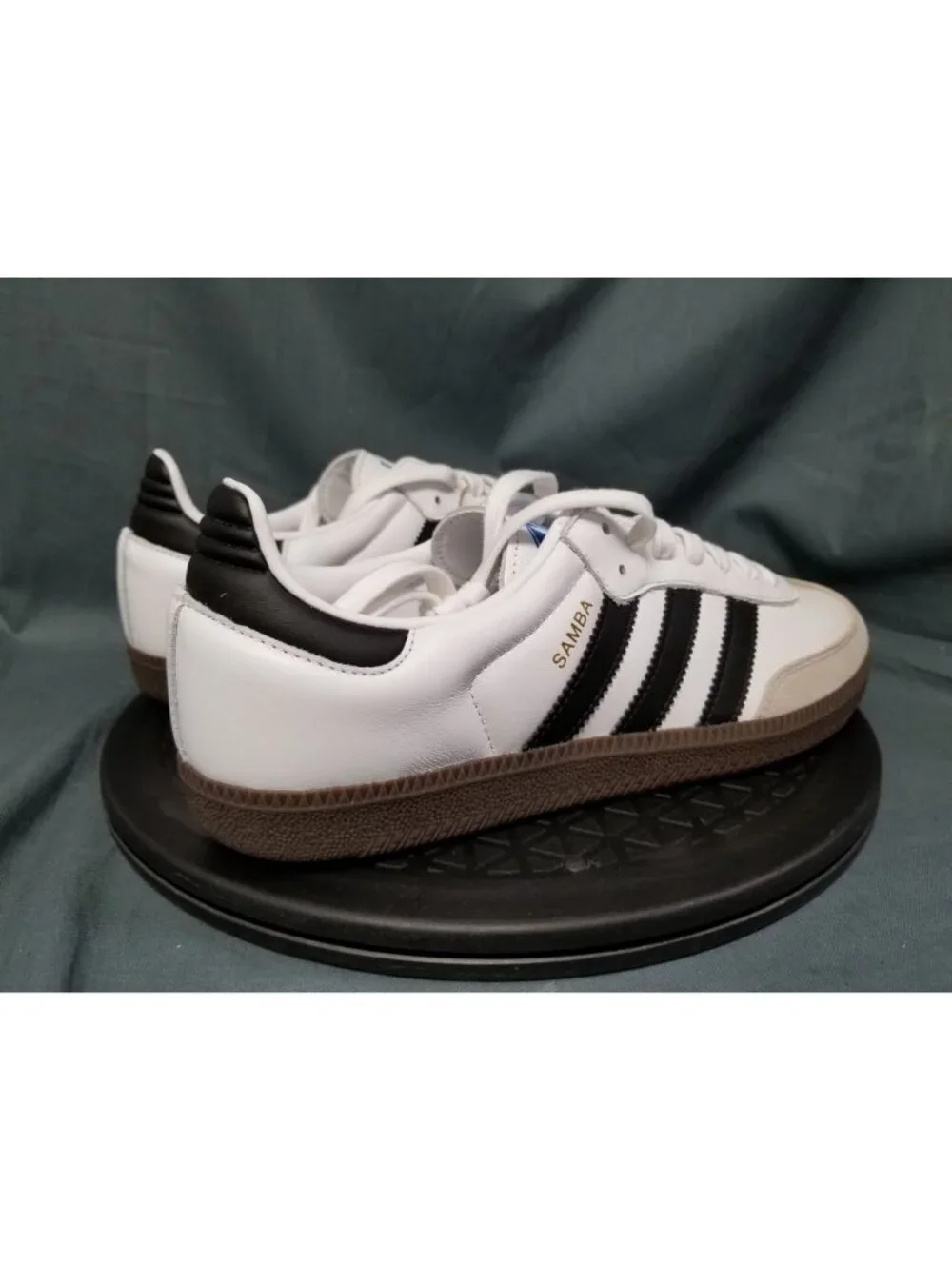 Adidas Samba OG J IE3675 Cloud White Core Black Gum Boys Size 4 NEW NO BOX!