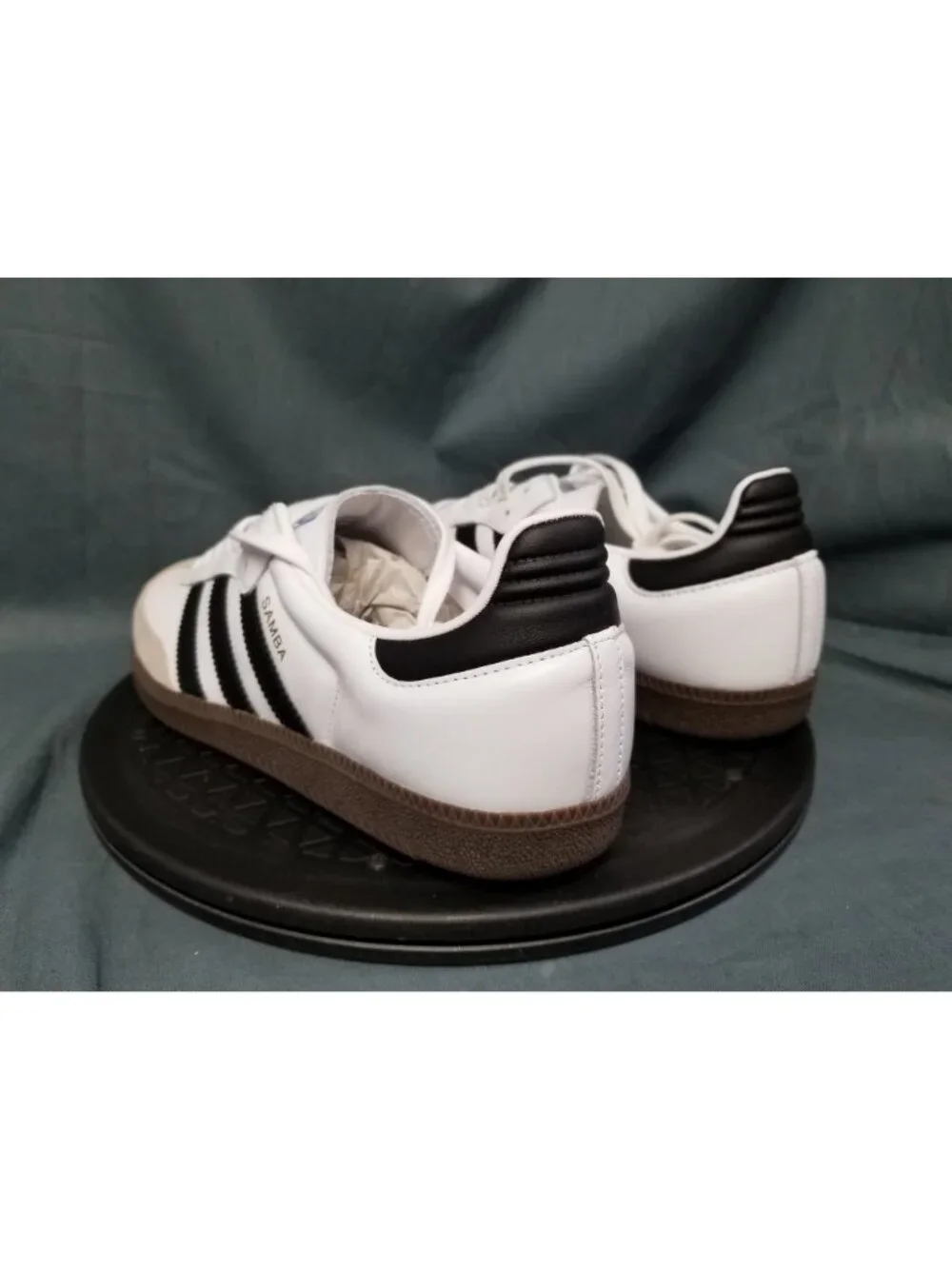 Adidas Samba OG J IE3675 Cloud White Core Black Gum Boys Size 4 NEW NO BOX!