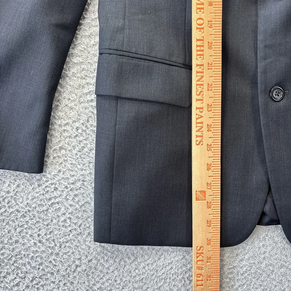 John Varvatos Loft Blazer Mens 38R Dark Gray Blend Blazer Sports Coat‎ Jacket