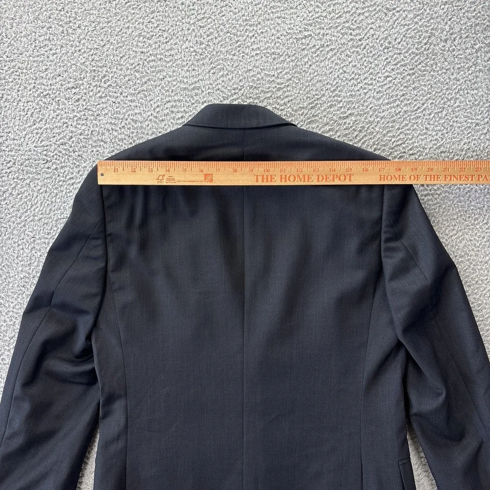 John Varvatos Loft Blazer Mens 38R Dark Gray Blend Blazer Sports Coat‎ Jacket