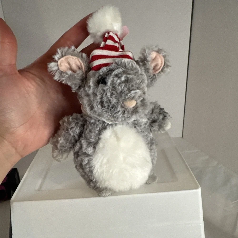 Douglas Holiday Delight Mouse W/hat Made For Nuaire With Logo Bandana Rare NWT‎