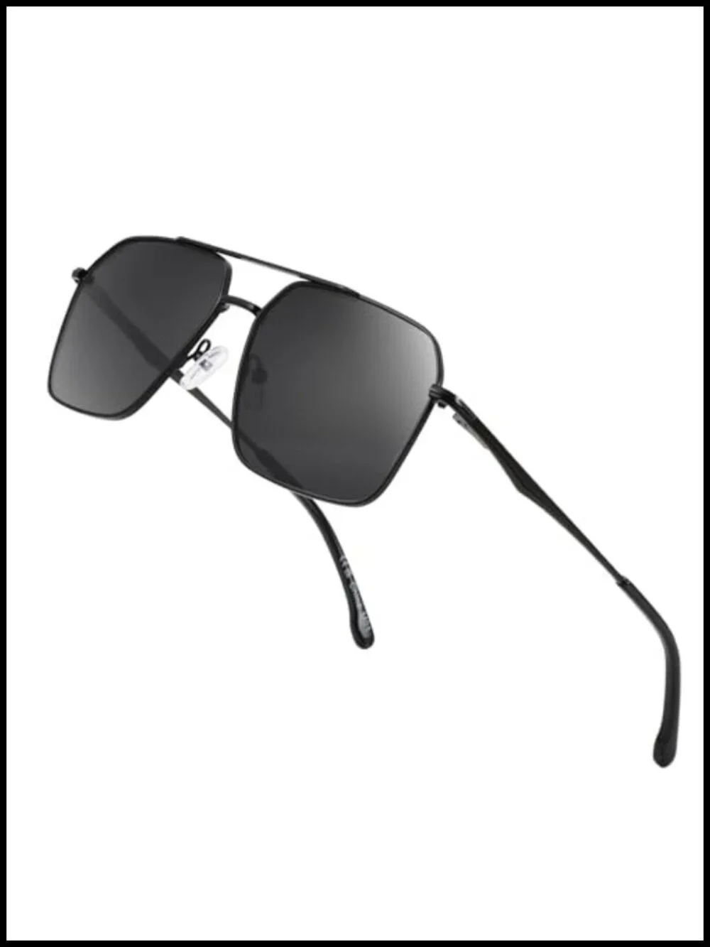 Polarized Aviator Sunglasses for Men - UV400 Anti-Glare Metal Frame Driving