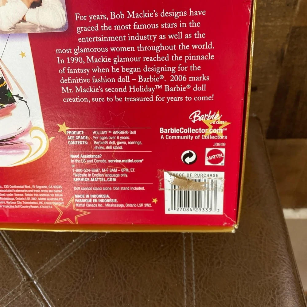 Holiday Barbie Doll 2006 Bob Mackie Collectors Edition Factory Sealed‎ Vintage