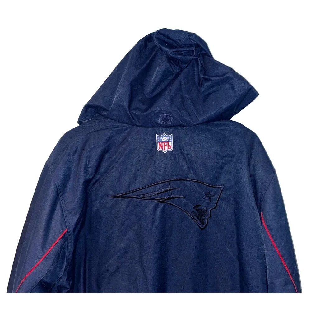 New England Patriots Adidas Hooded Full Zip Jacket Men’s M Vintage NFL