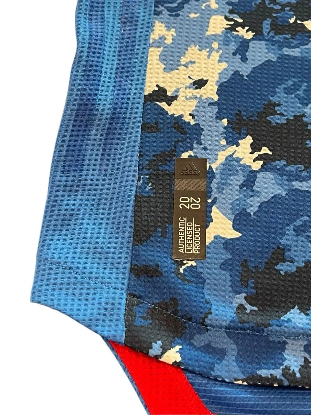 Adidas Men's Japan Home 2020 Camo Football Jersey T-shirt Multicolor Size XL