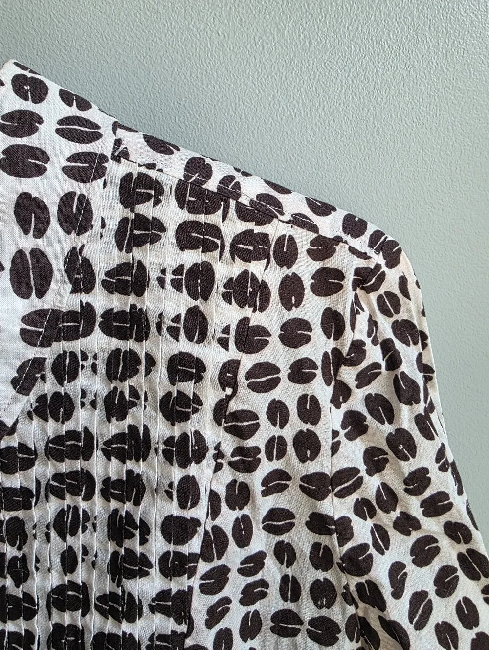 Kate Spade Coffee Bean Blouse Size 8