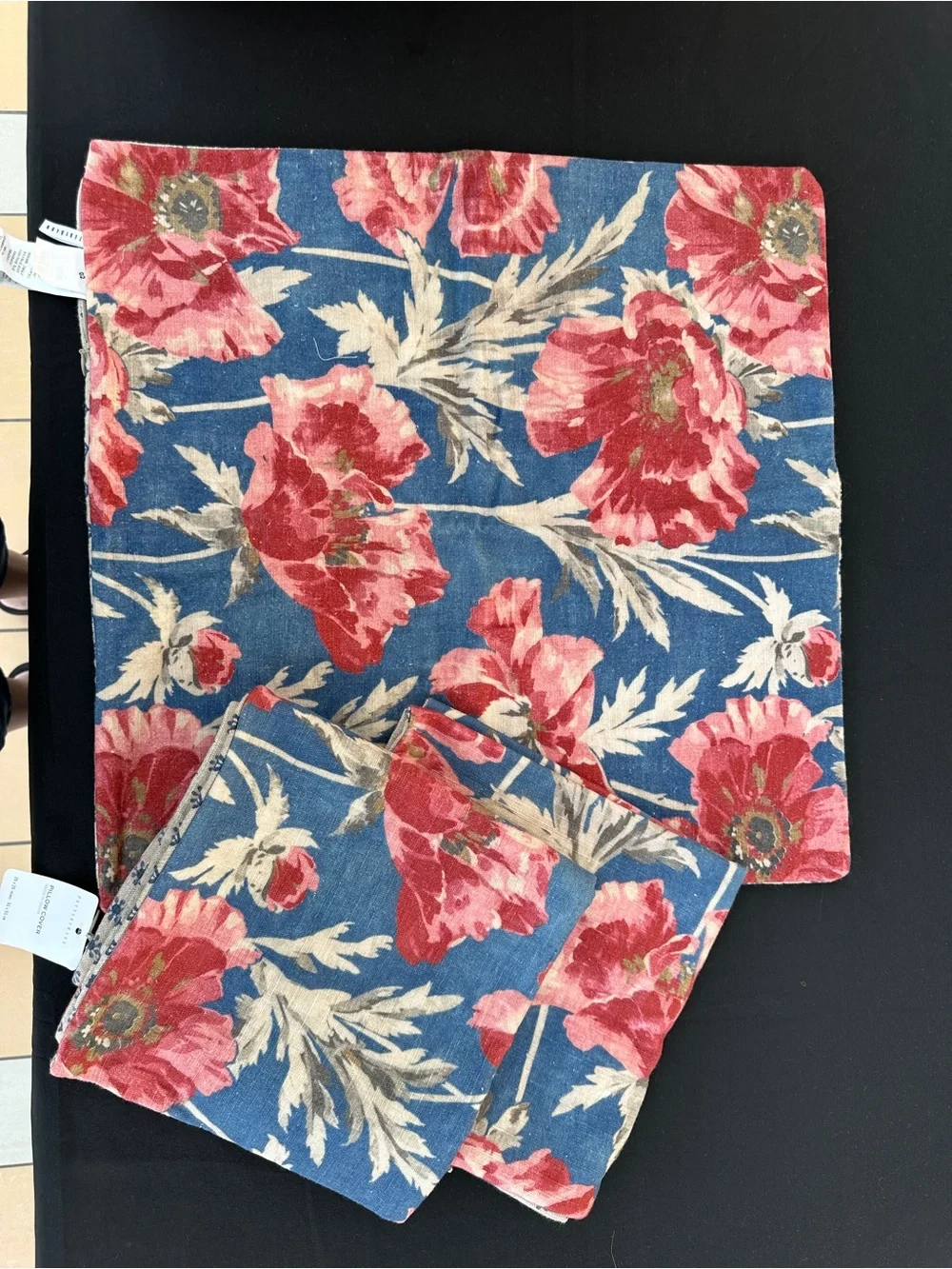 Pottery Barn bold blue