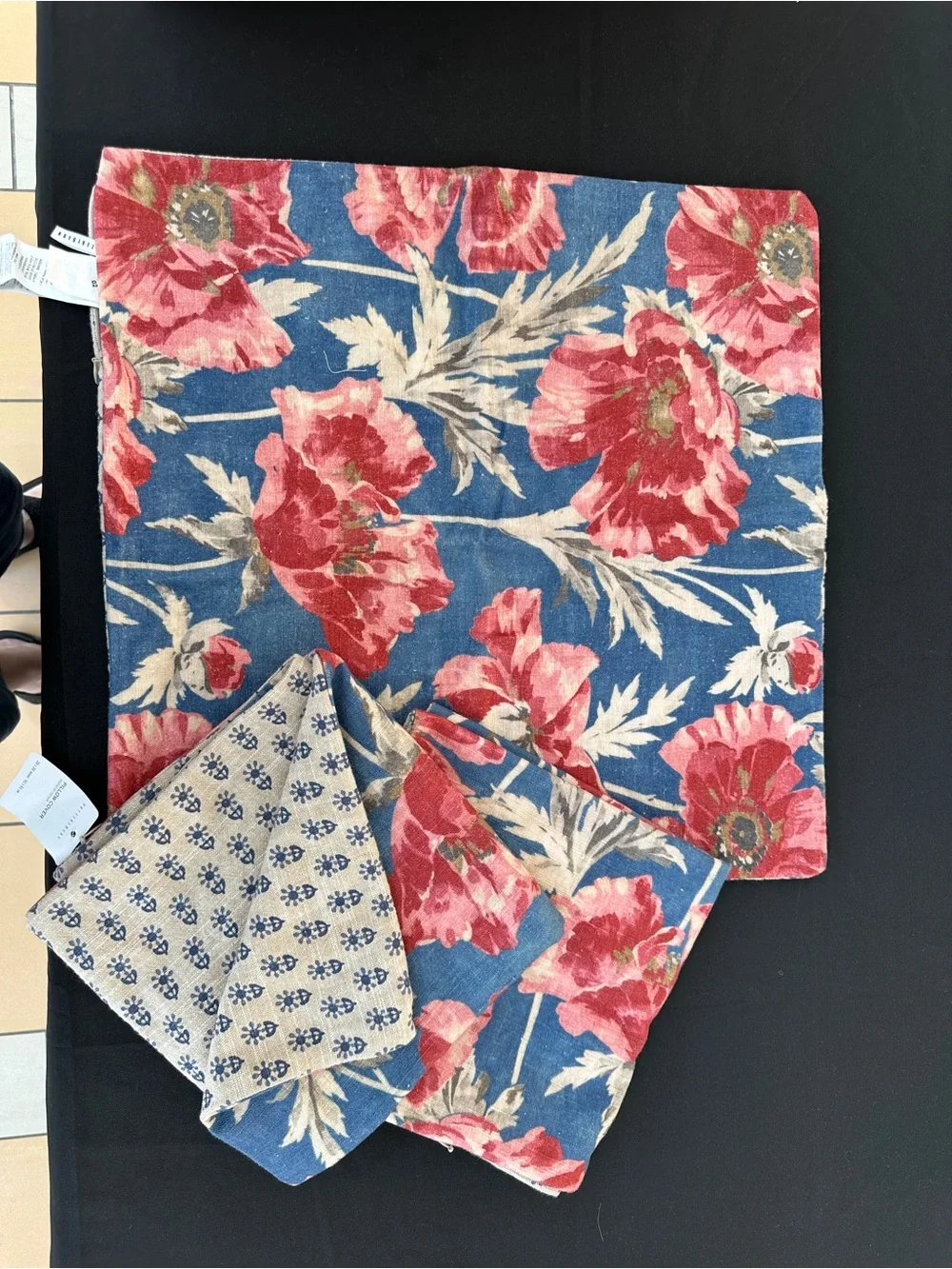 Pottery Barn bold blue