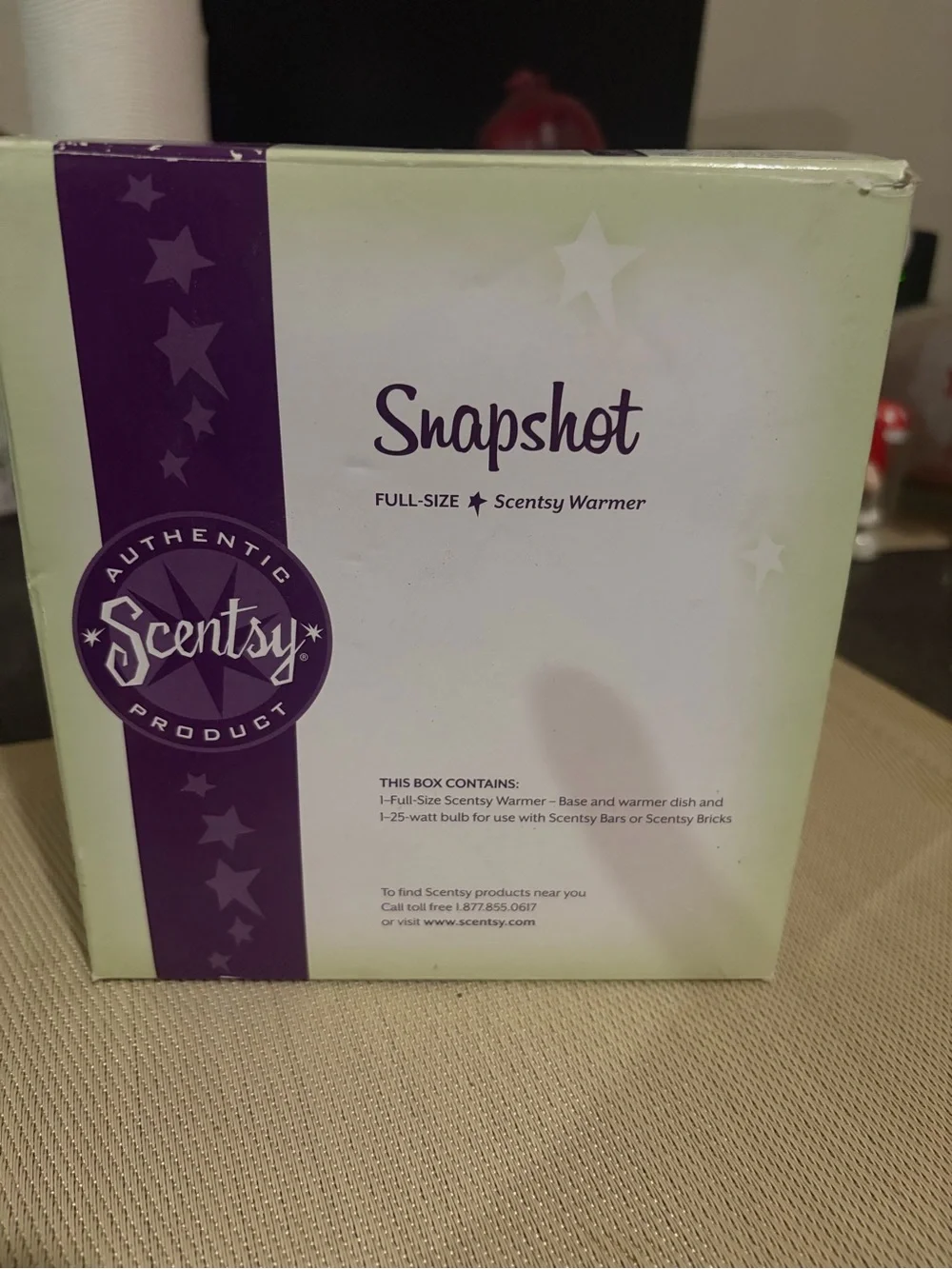 Scentsy offers cream tabletops