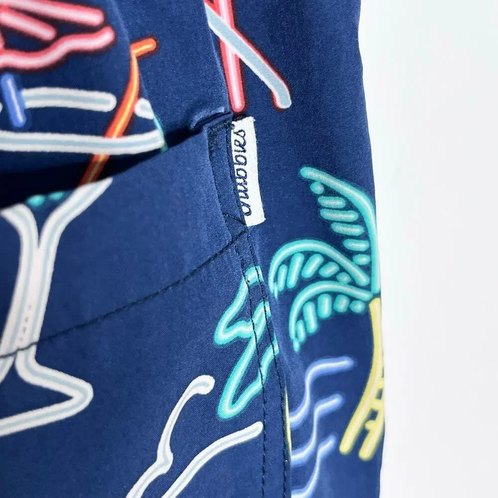 chubbies neon flamingo
