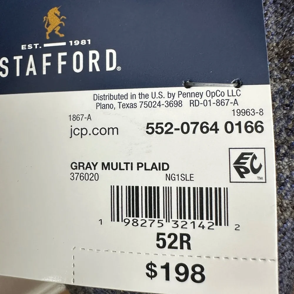 Stafford material length