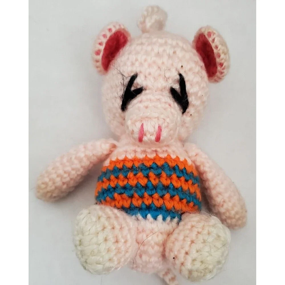 Crochet Pig Plushie 5