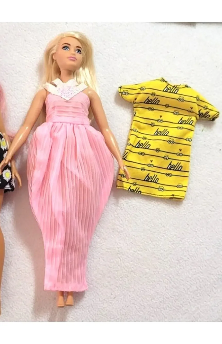 Curvy Barbie Doll Blonde Blue Eyes You Can Be Anything Doctor Includes 2 Outfits