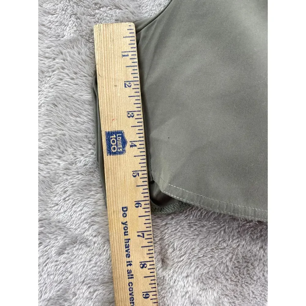 Adidas Running Shorts Olive Green Lightweight Lined Athletic Men's Medium