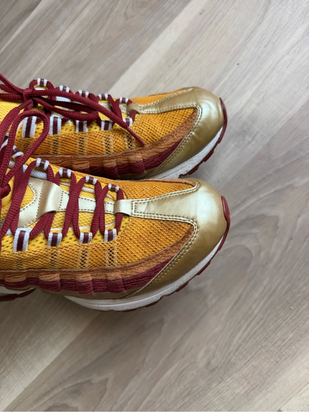 Nike Women’s Sneakers in Yellow & Burgundy