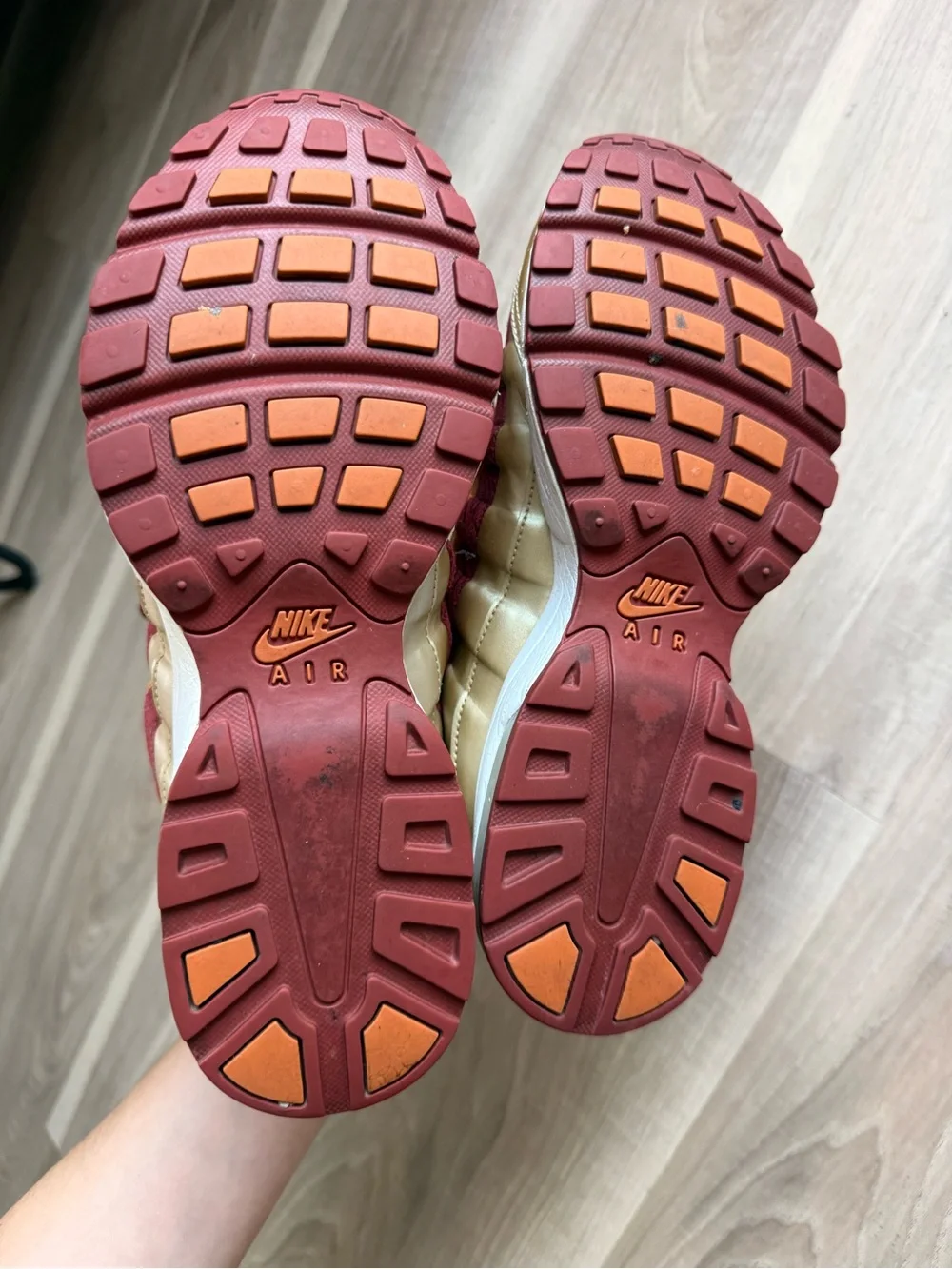 Nike Women’s Sneakers in Yellow & Burgundy