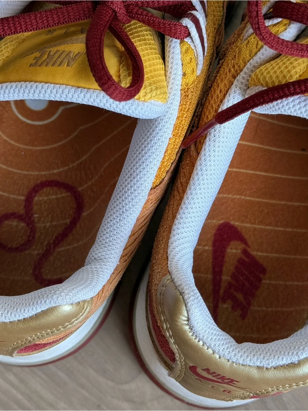 Nike Women’s Sneakers in Yellow & Burgundy