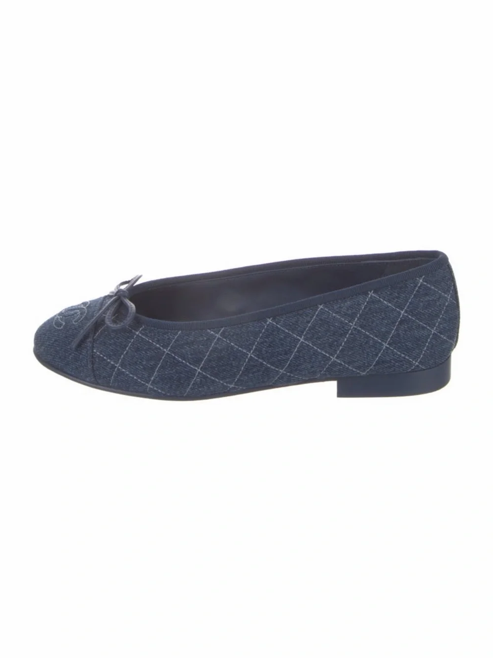 Chanel Denim Ballet Flats