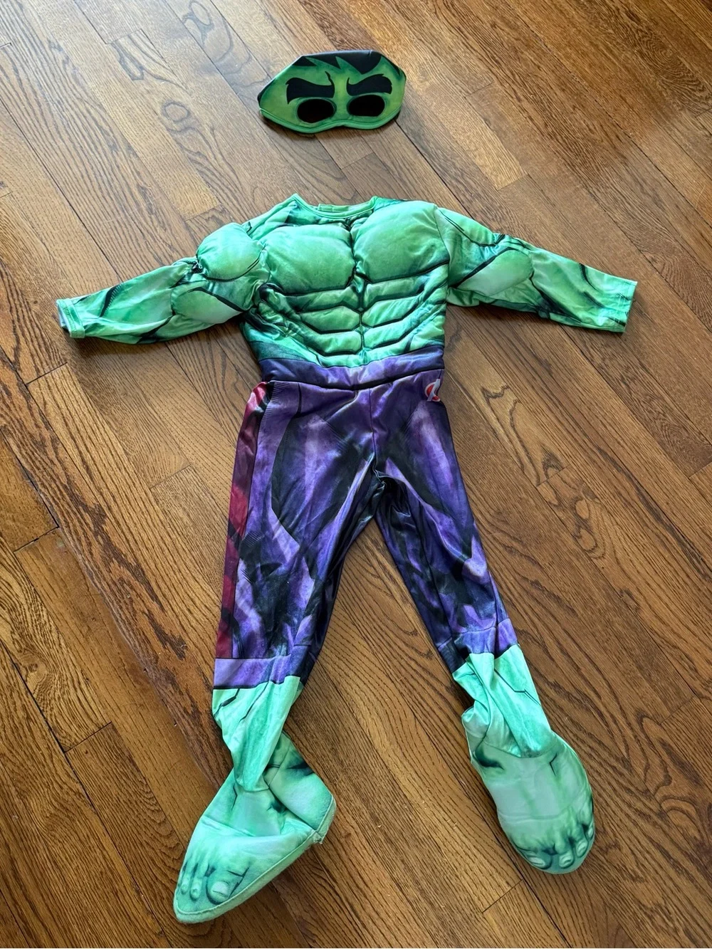 Marvel Hulk Toddler 2T Costume with Mask