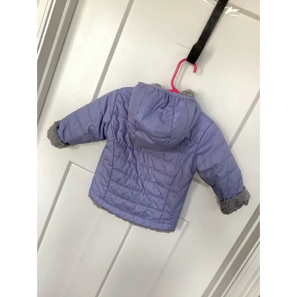 The North face Reversible Mossbud‎ Swirl Hooded Jacket Infant size 6-12 months