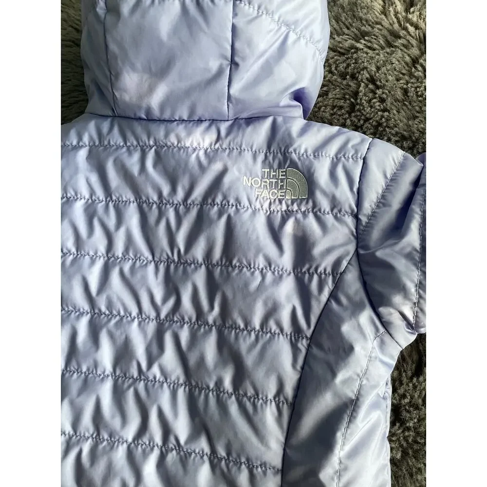 The North face Reversible Mossbud‎ Swirl Hooded Jacket Infant size 6-12 months