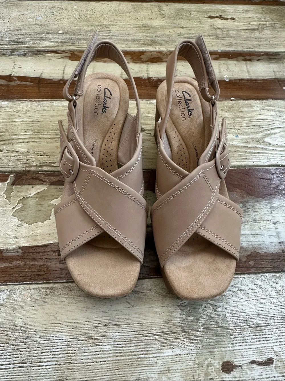 Clarks footbed jeans comfort