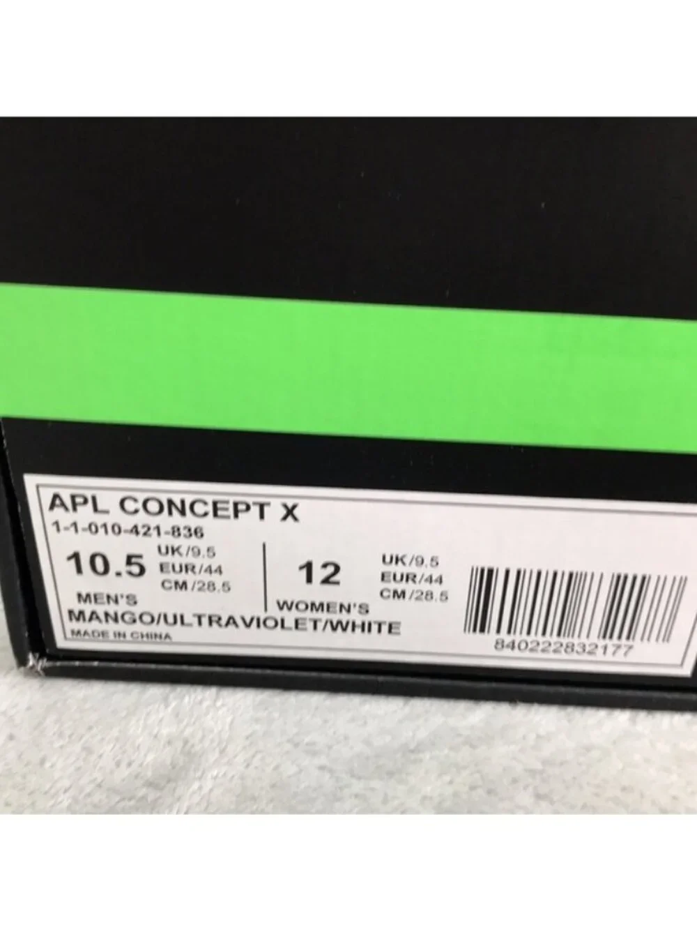 APL Concept X Mango Hi Top Sneakers New in box with dust bag Size 10.5