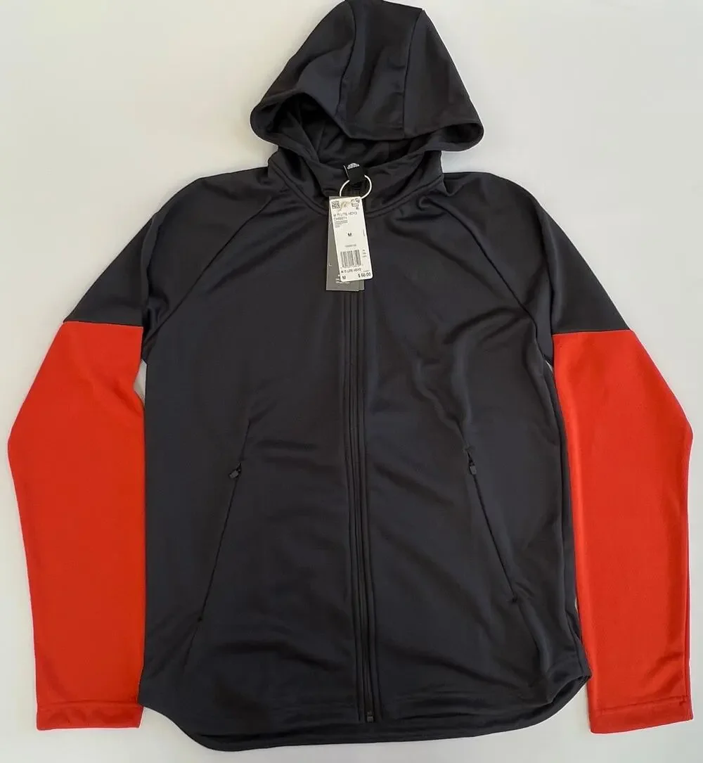 Adidas Men's Athletics Team Issue Full-Zip Fleece Hoodie Ti Lite Hoody2 DH9071 M