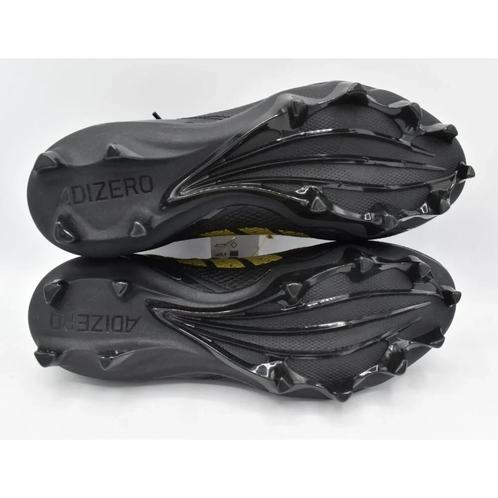 Adidas Mens Size 11 Adizero Impact Core Black‎ Football Cleats Shoes