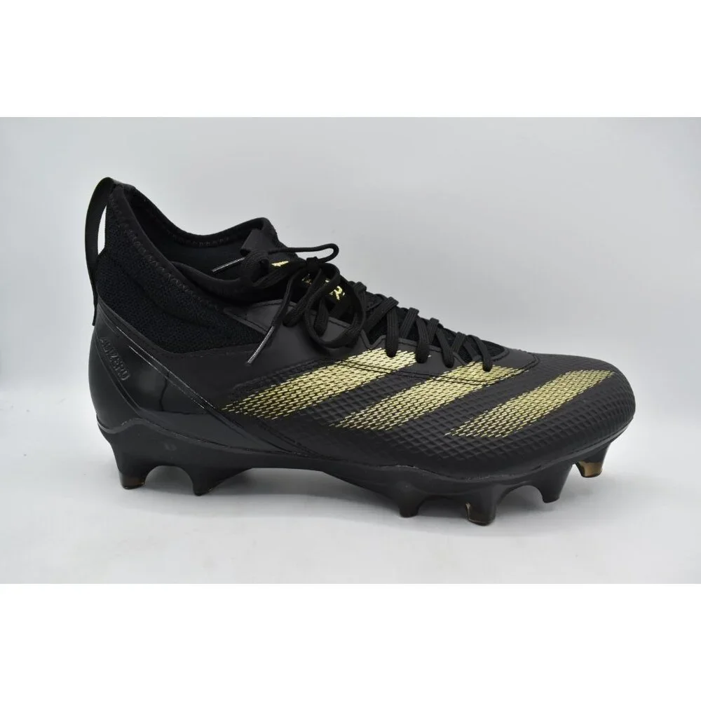 Adidas Mens Size 11 Adizero Impact Core Black‎ Football Cleats Shoes