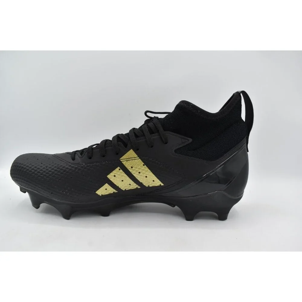 Adidas Mens Size 11 Adizero Impact Core Black‎ Football Cleats Shoes