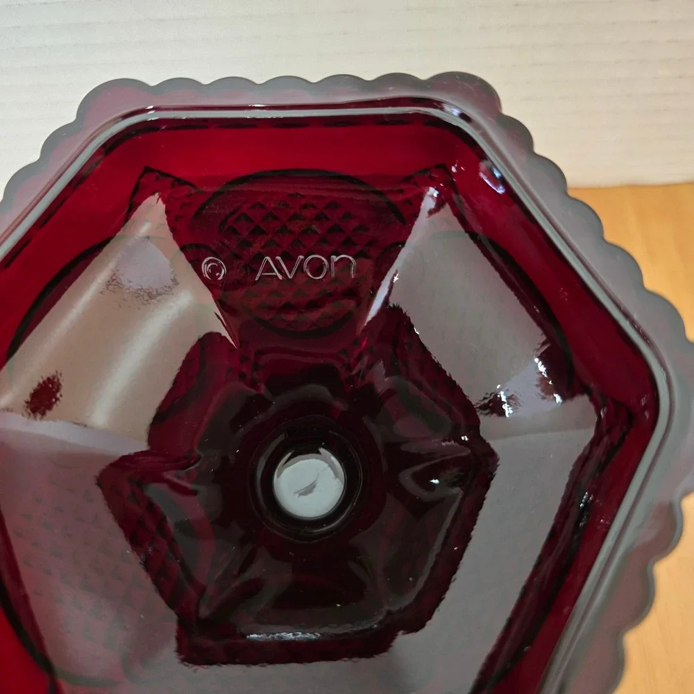 Vintage Avon 1876 Cape‎ Cod Collection Hurricane Candle Lamp Base