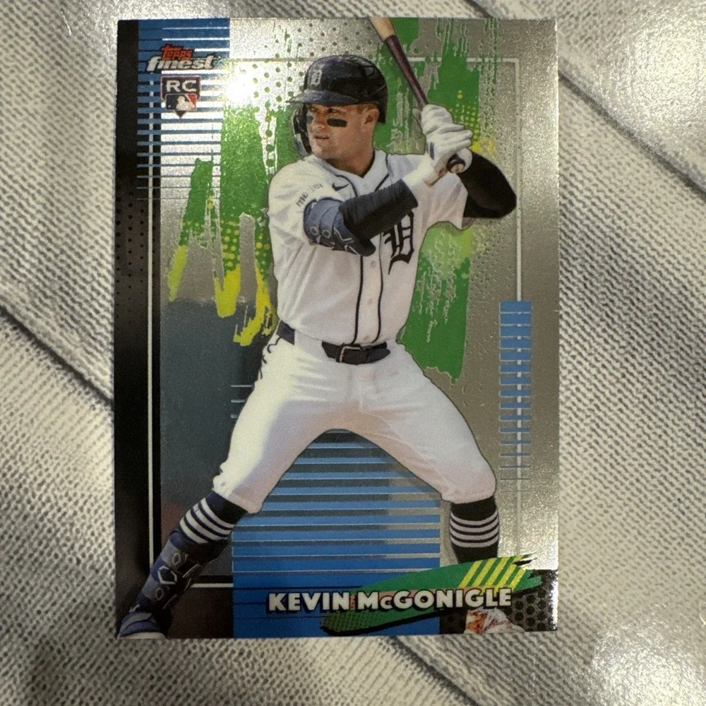 2026 Topps Finest Kevin McGonigle RC #74 Common Detroit Tigers Baseball Card