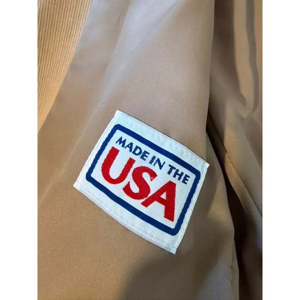 Vintage Pioneer Wear Tan Corduroy Western Blazer | USA Ranch Jacket ✨
