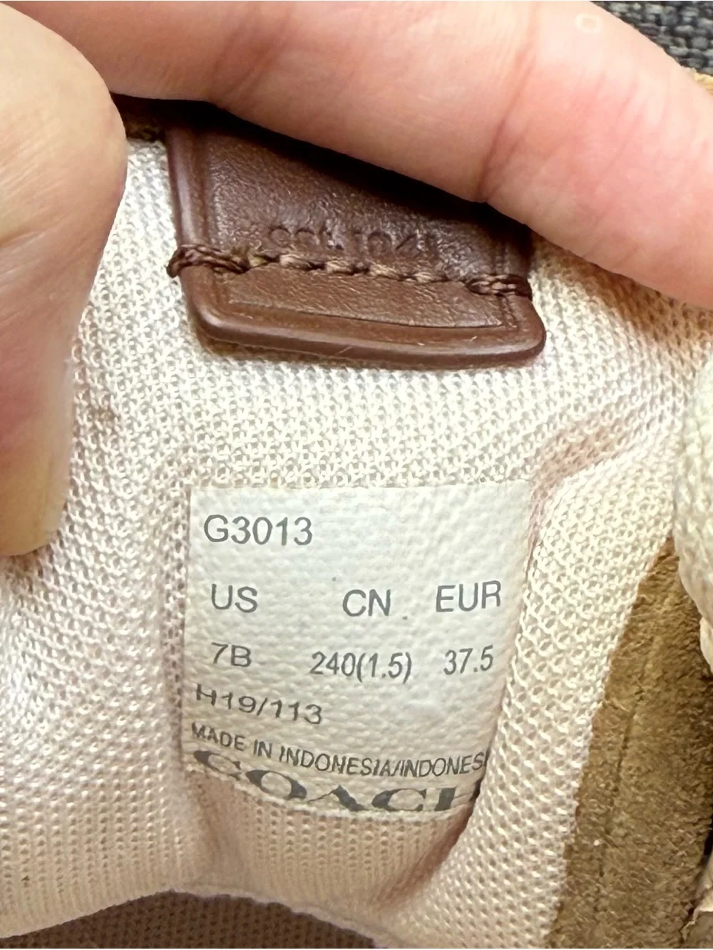 COACH C143 Women’s Pastel Leather & Suede Runner Sneakers