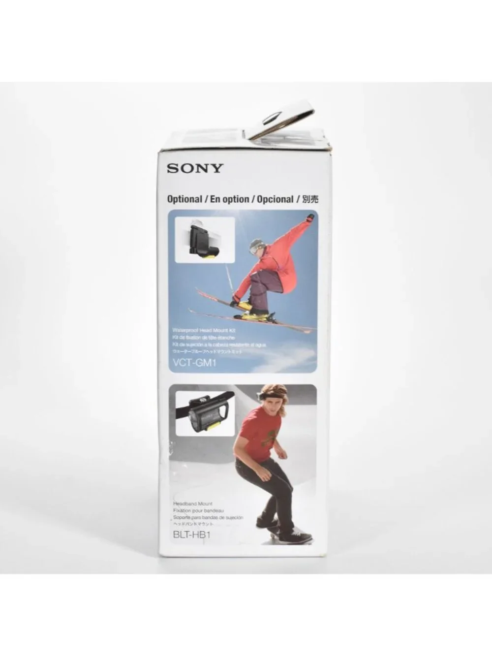 Sony HDR-AS15 HD Action Camcorder Full HD Video WiFi Sony VCT-GM1 Head Mount NEW