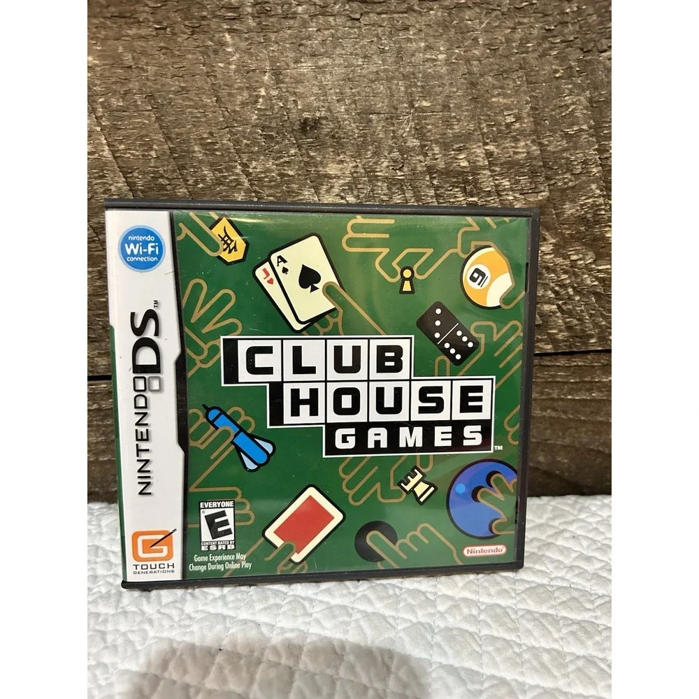 Club House Games‎ (Nintendo DS, 2006) With Manual