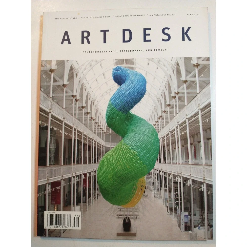 ArtDesk Magazine Issue 02 Contemporary Arts Performance Thought Claes Oldenburg