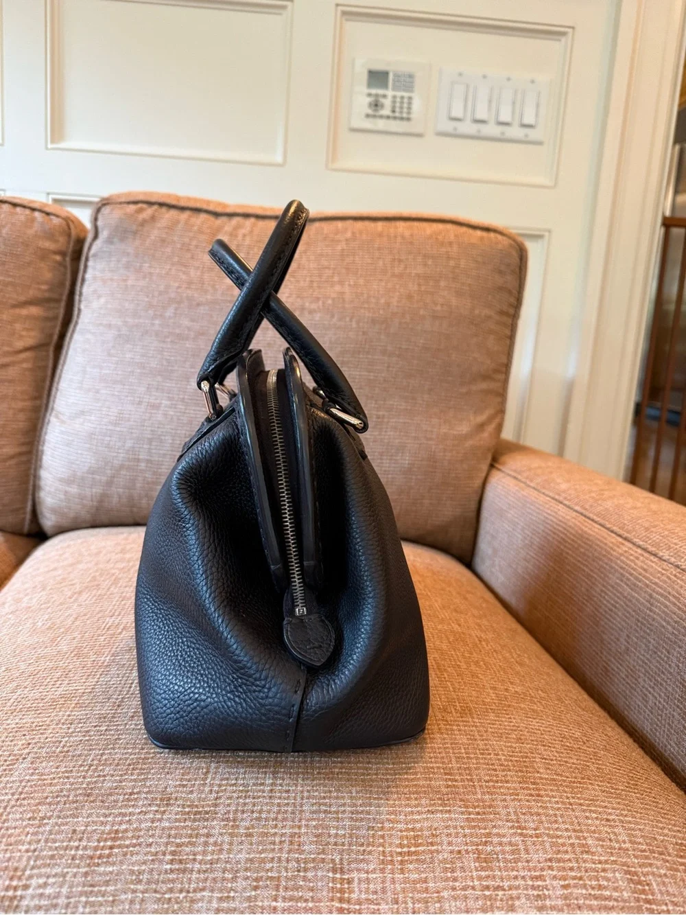 Fendi Selleria Adele Handbag Leather back