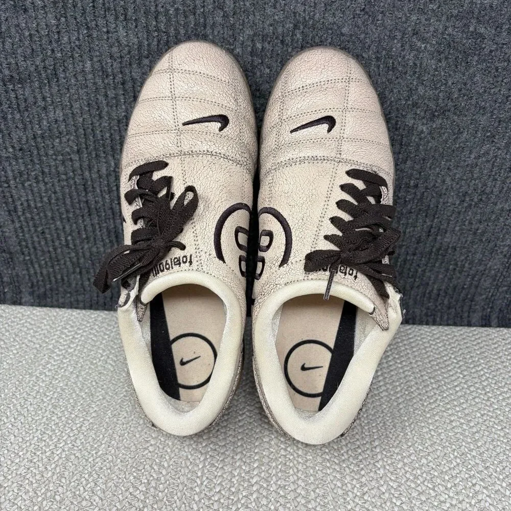 Nike Total 90 Premium Pearl White Shadow Brown Soccer Shoes Mens 11 IH2090-200