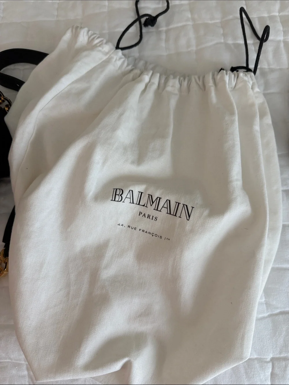 Balmain B Camera Velvet Crossbody Bag