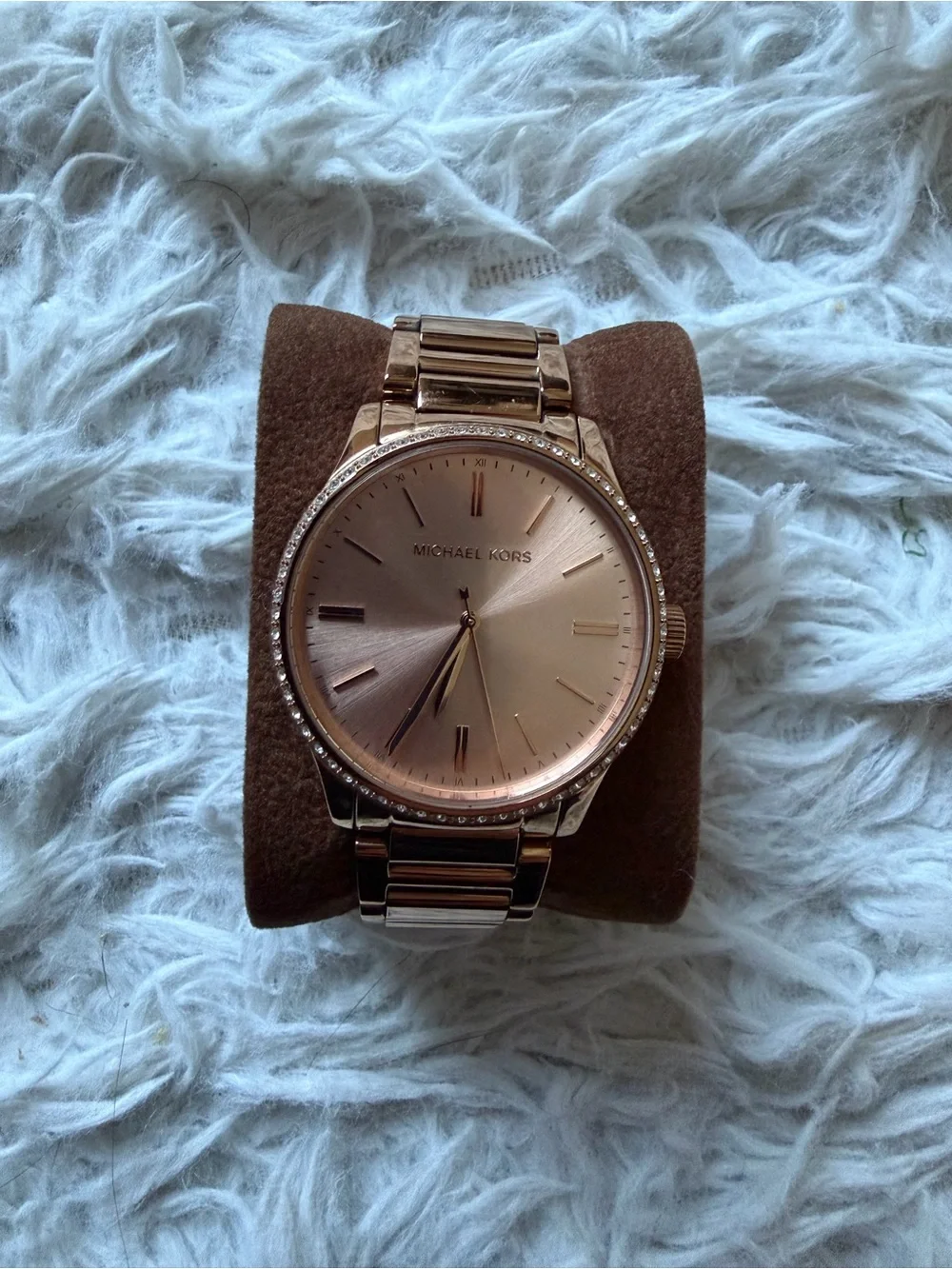 Michael Kors Rose Gold-Tone Women's Bracelet Watch