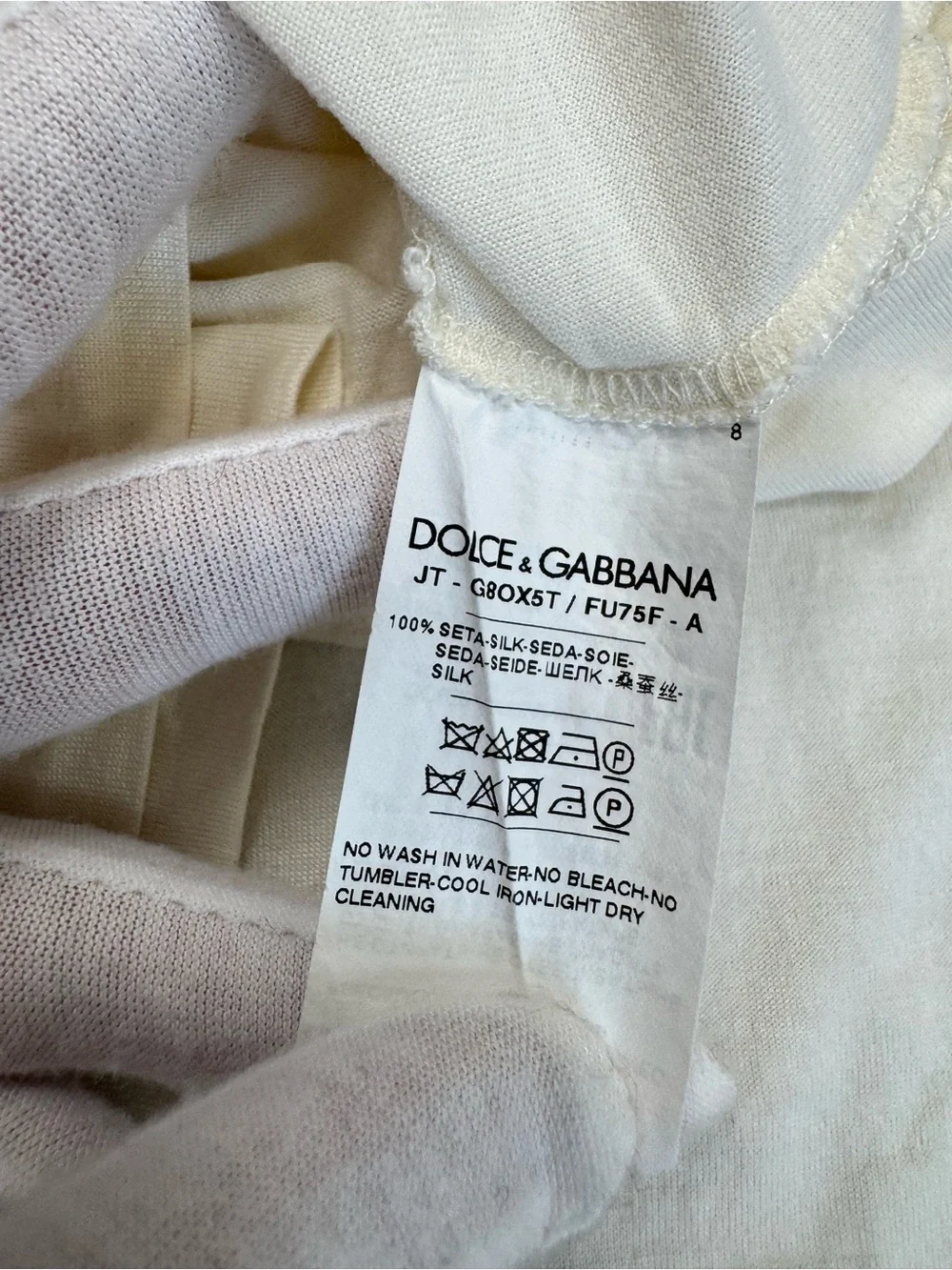 Dolce & Gabbana fluid clean found