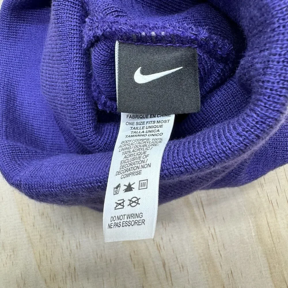 NEW LSU Tigers Nike Tonal Cuffed Beanie Knit Hat Court Purple OSFM
